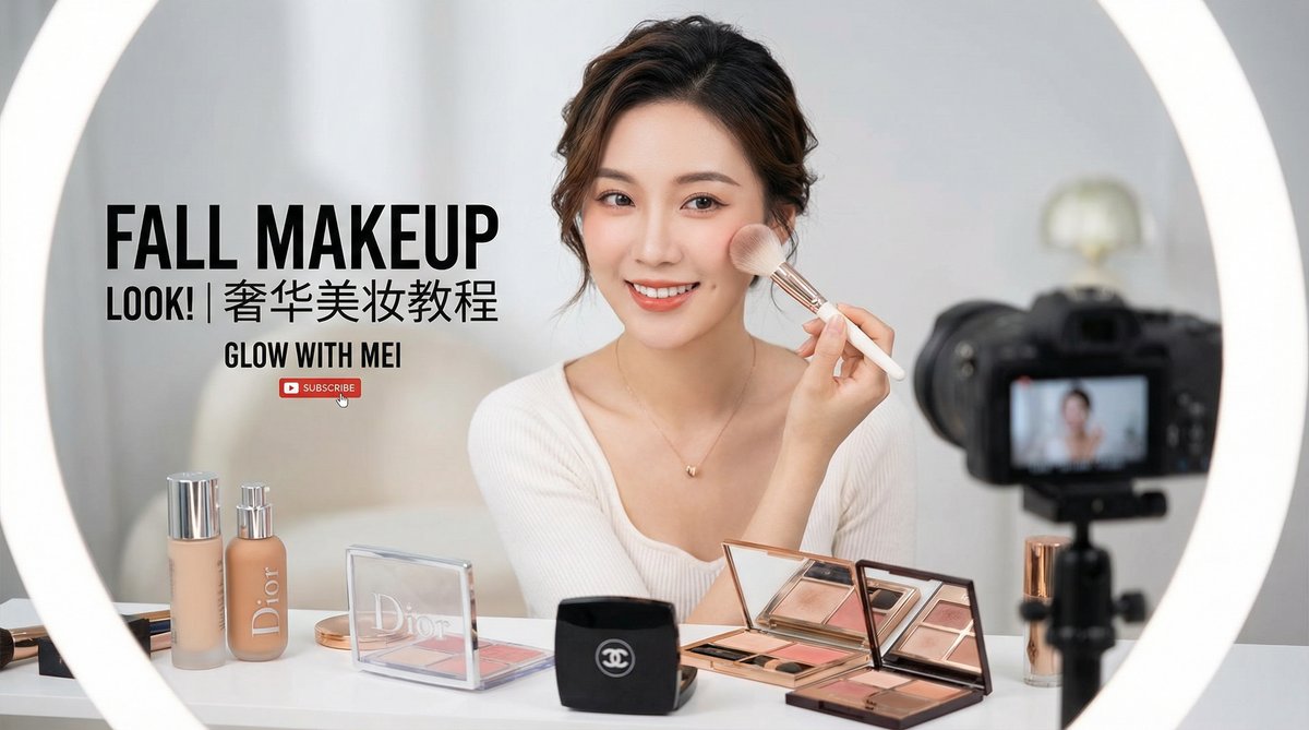 情深叉喔美妆视频教程